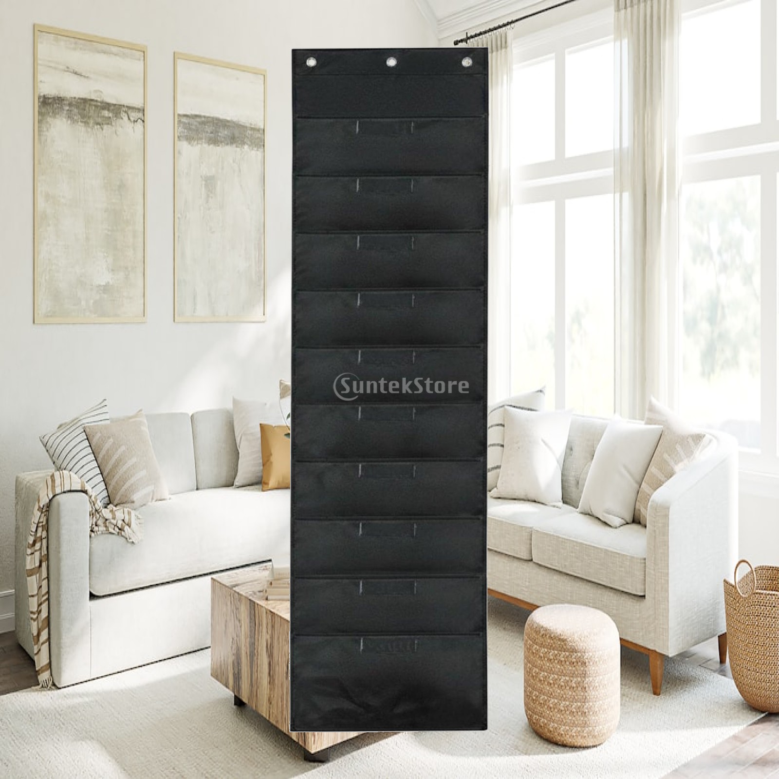 Document Organizer Folder - Organizer ścienny z 10 kieszeniami na