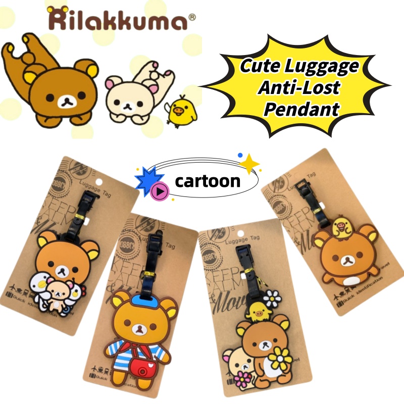Travel Accessories Personalised - Rilakkuma Kreatywna Personalizowana Zawieszka do Bagażu,
