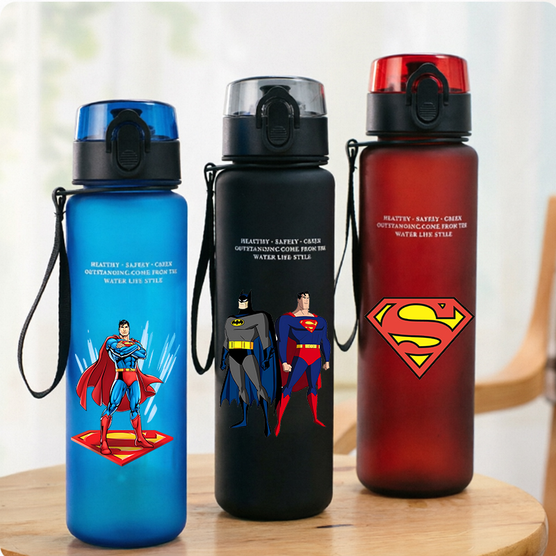 Portable Travel Kettle - Butelka na wodę sportowa Supermana 650ml