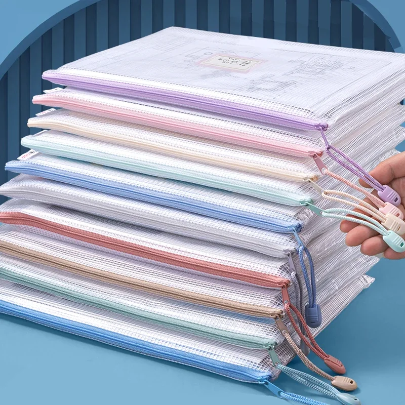 Document Organizer Folder - A4A5 Plastikowa siatkowa torba na dokumenty