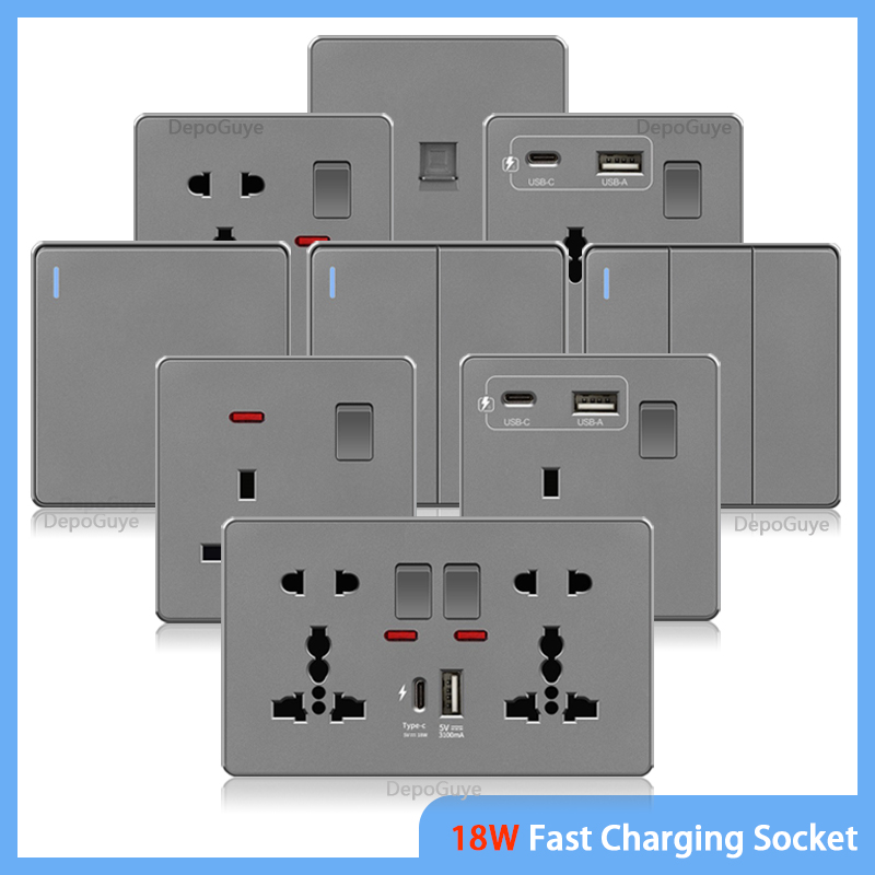 Travel Accessories Uk - UK 13A z USB typu c