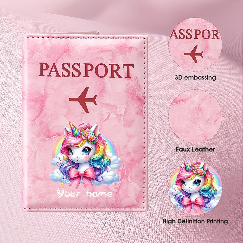 Travel Accessories Personalised - Spersonalizowany etui na paszport z PU