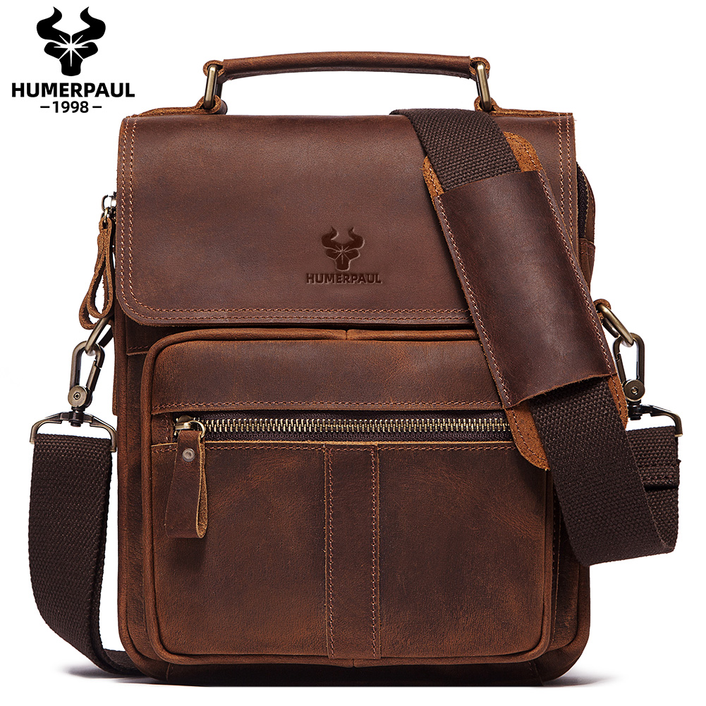 Travel Accessories Tech - HUMERPAUL Męska torba na ramię z