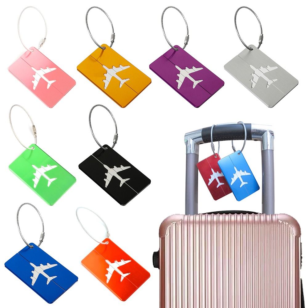 Travel Accessories Personalised - Aluminiowe etykiety na bagaż podróżny walizki