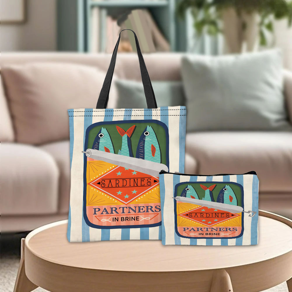 Travel Accessories Tech - Torba na ramię Sardine Partners, graficzna