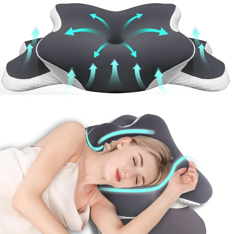 Neck Pillow Memory Foam - Ergonomiczna poduszka pod szyję z pianki