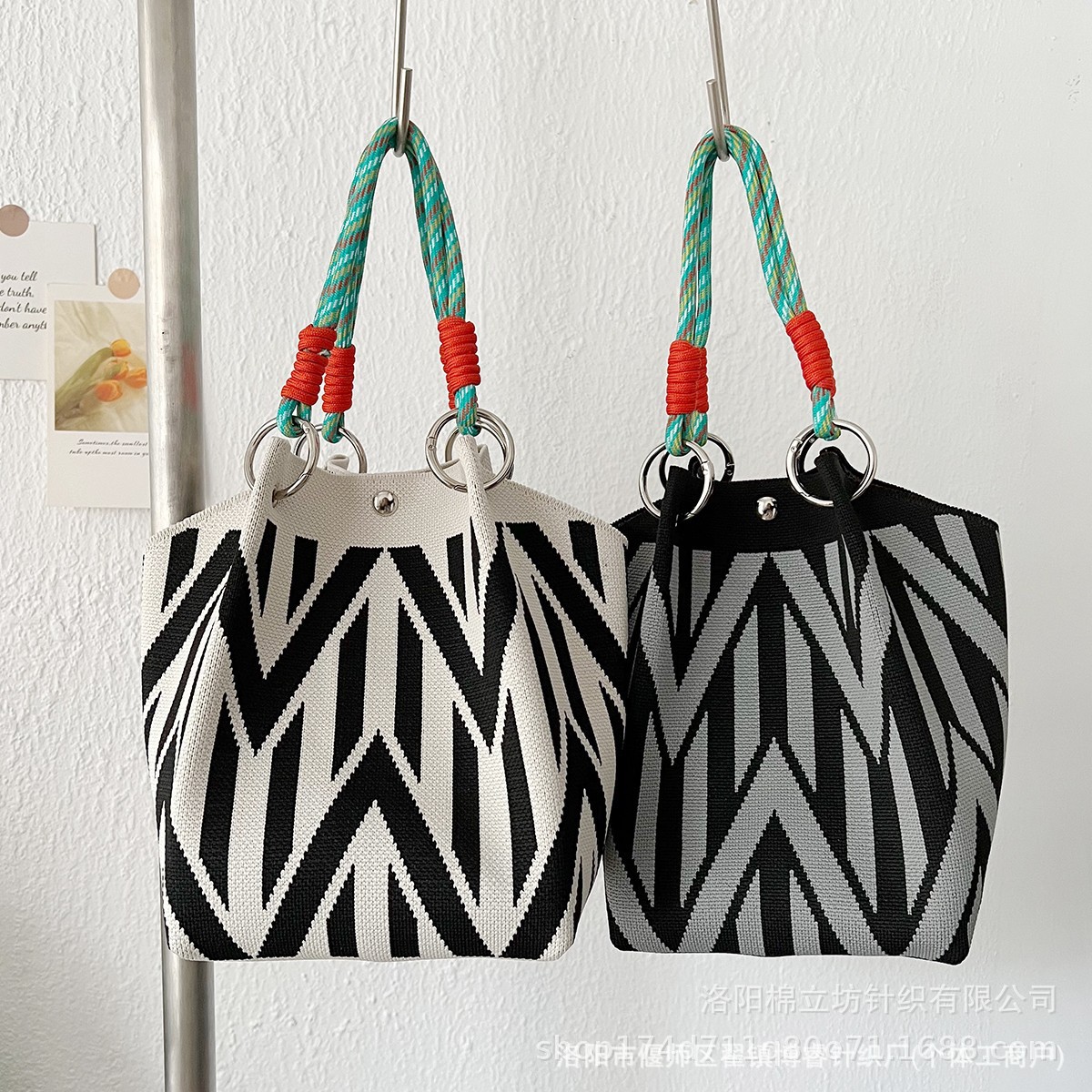 Damska torebka z dzianiny - mo – Travel Accessories Tech recenzja i cena