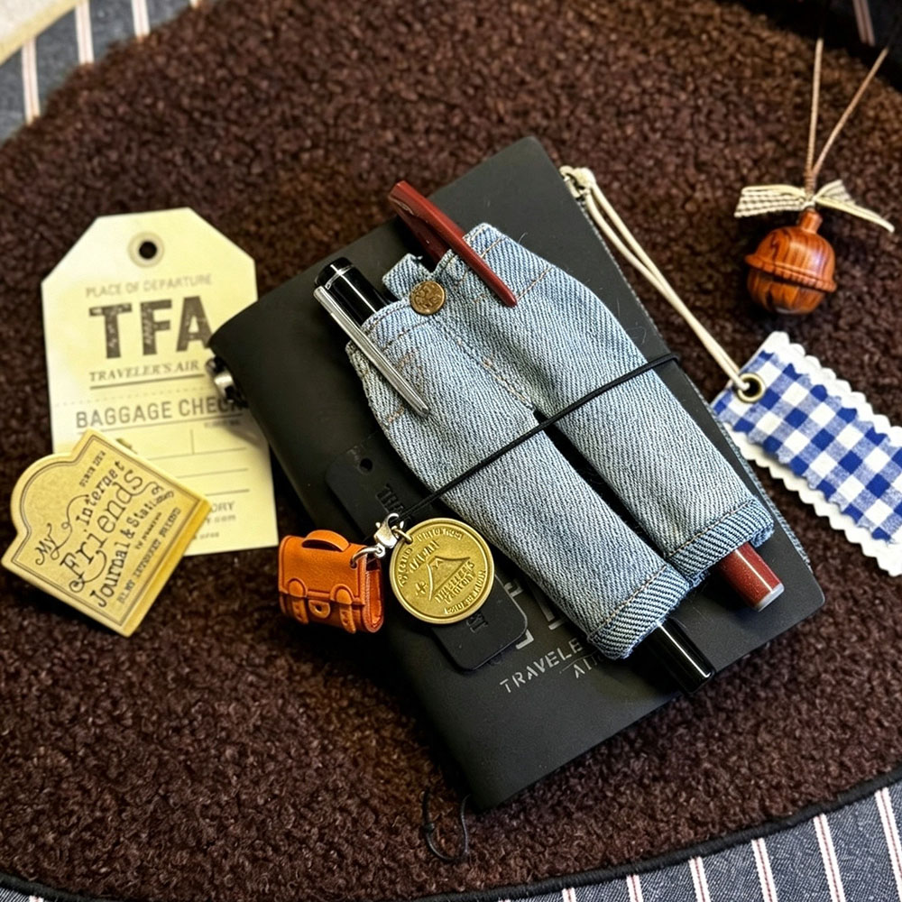 Mini etui na długopisy z tkani – Travel Journal Accessories recenzja i cena
