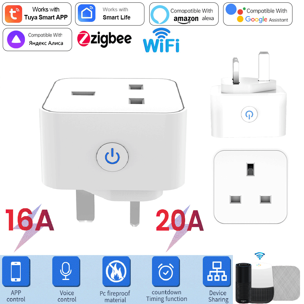 Inteligentne gniazdko Tuya 16A – Travel Accessories Uk recenzja i cena