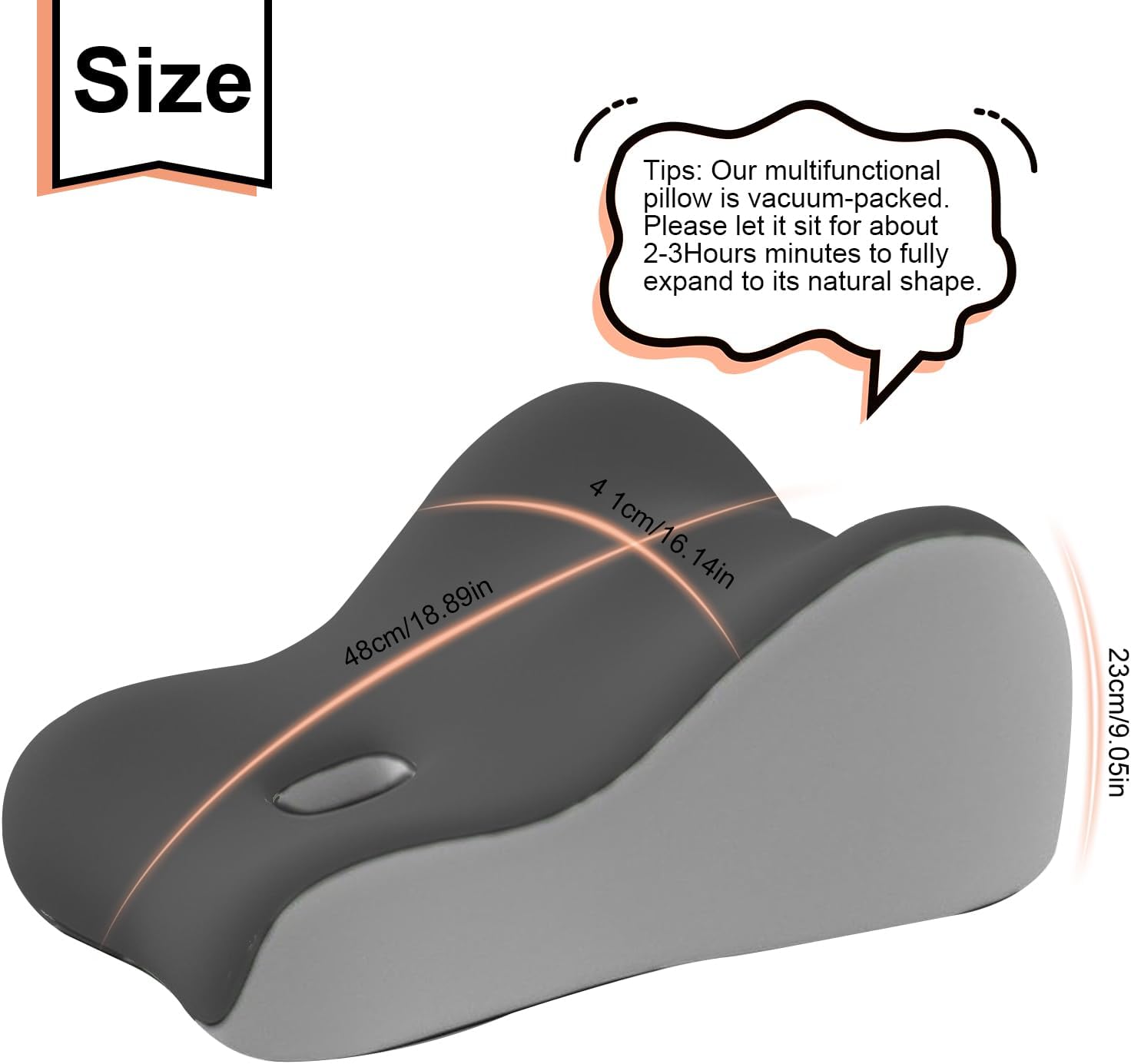 Poduszka klinowa wspomagająca  – Neck Pillow Memory Foam recenzja i cena