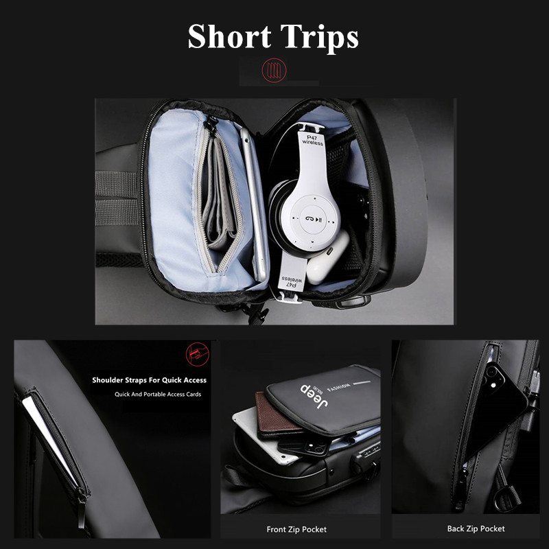 Jeep Buluo Męska Torba Antykra – Travel Accessories Tech recenzja i cena