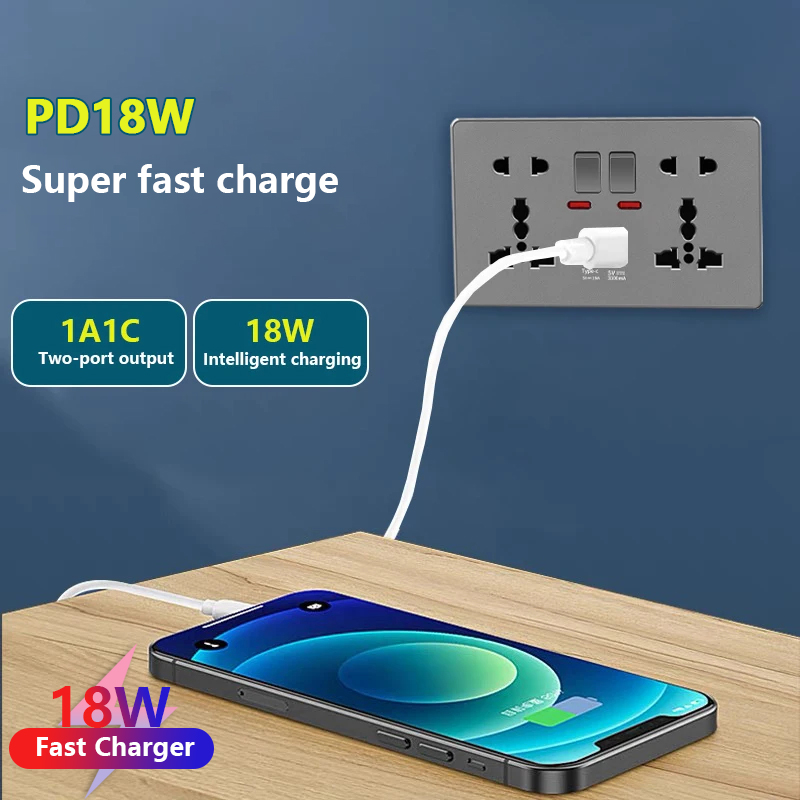 UK 13A z USB typu c 18W szybki – Travel Accessories Uk recenzja i cena