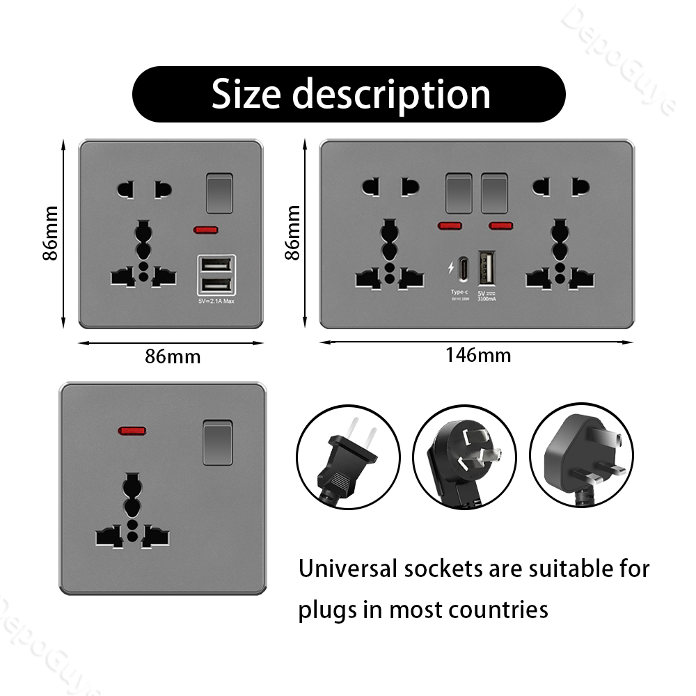 UK 13A z USB typu c 18W szybki – Travel Accessories Uk recenzja i cena
