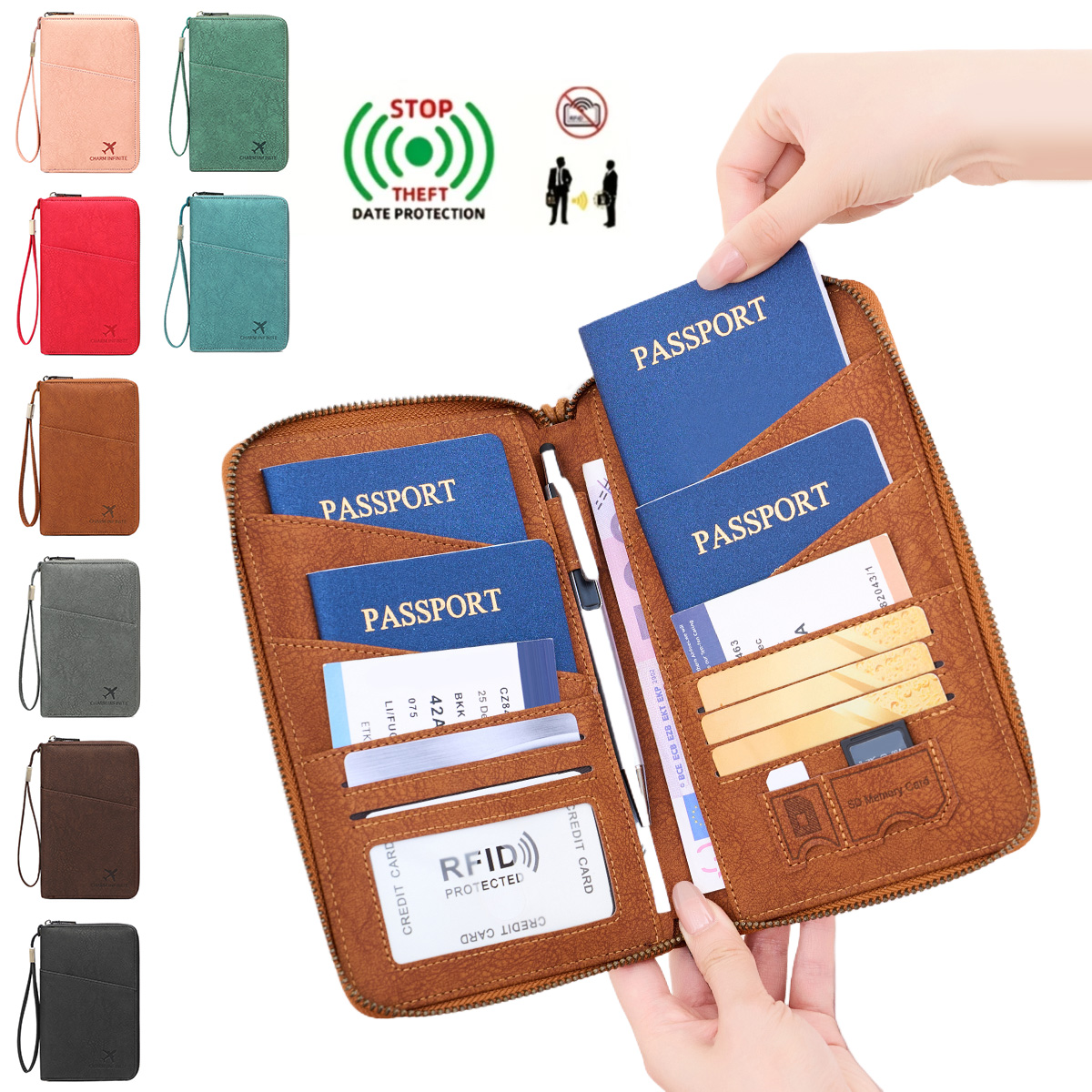 Nowy RFID Antykradzieżowy Port – Travel Accessories Passport Holder recenzja i cena