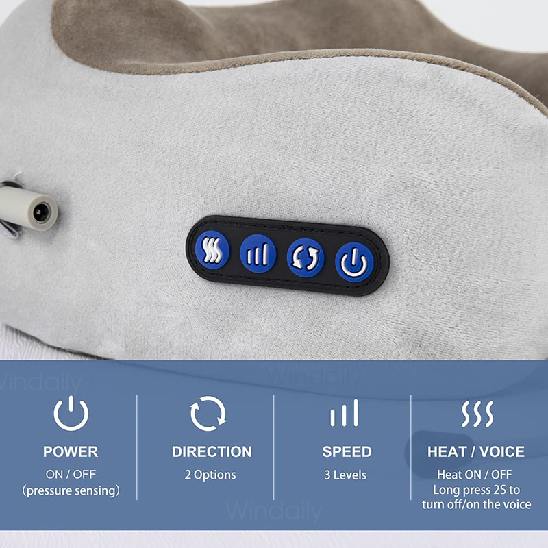 Masażer elektryczny szyi 2025, – Neck Pillow Memory Foam recenzja i cena