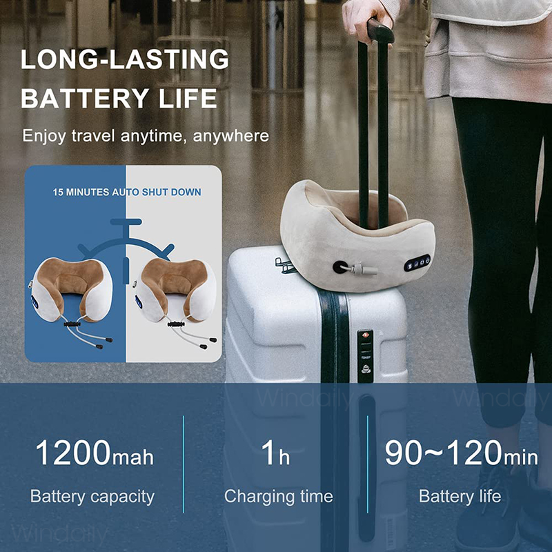 Masażer elektryczny szyi 2025, – Neck Pillow Memory Foam recenzja i cena