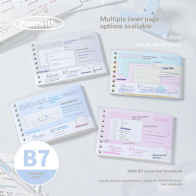 Planer Mini B7 z luźnymi kartk – Travel Journal Accessories recenzja i cena