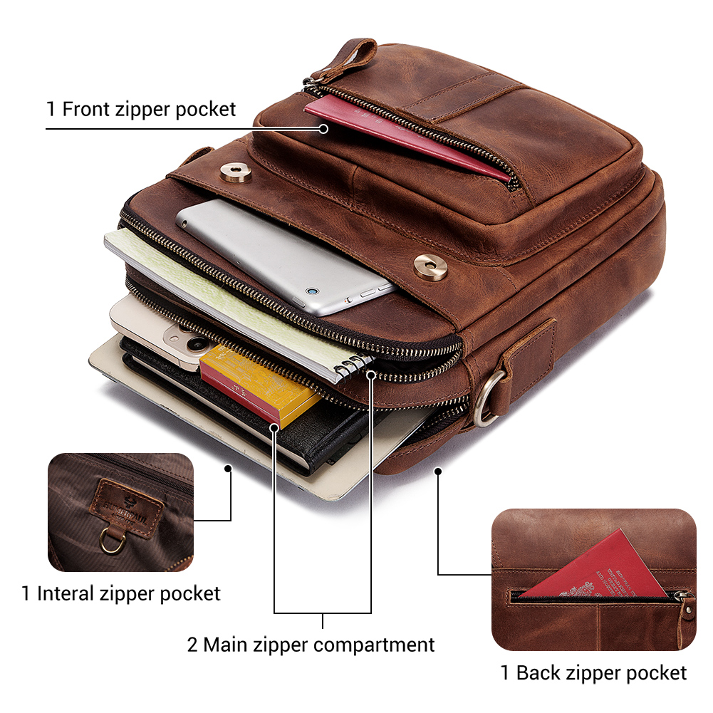 HUMERPAUL Męska torba na ramię – Travel Accessories Tech recenzja i cena