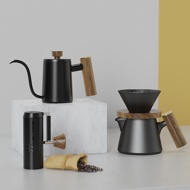 Luksusowy zestaw do kawy DHPO  – Portable Travel Kettle recenzja i cena